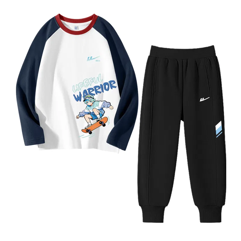 Детский комплект спортивной одежды с принтом скейтборда WARRIOR