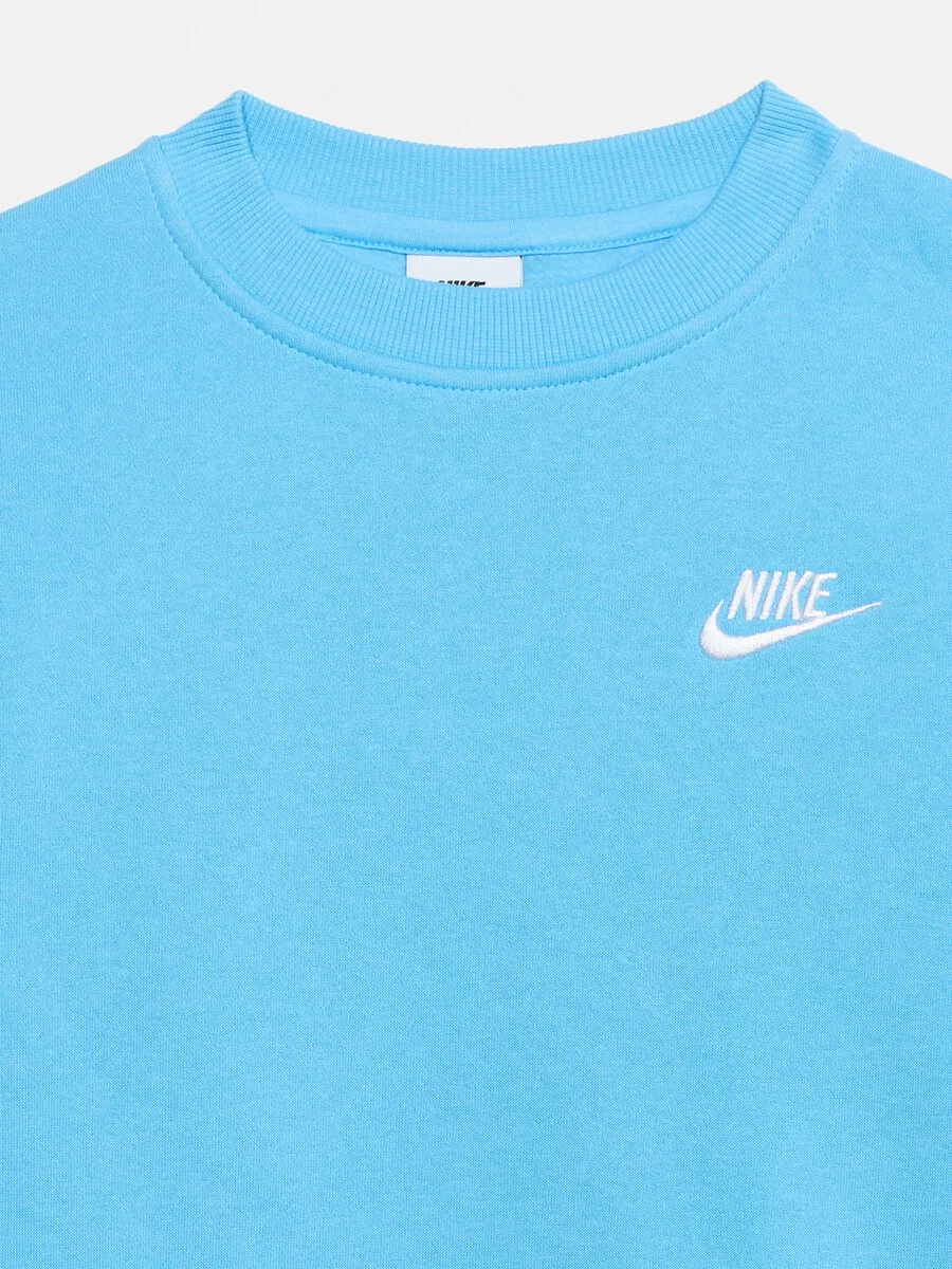 Толстовка Nike Sportswear 'CLUB FLC' в лазурном цвете — фото 3