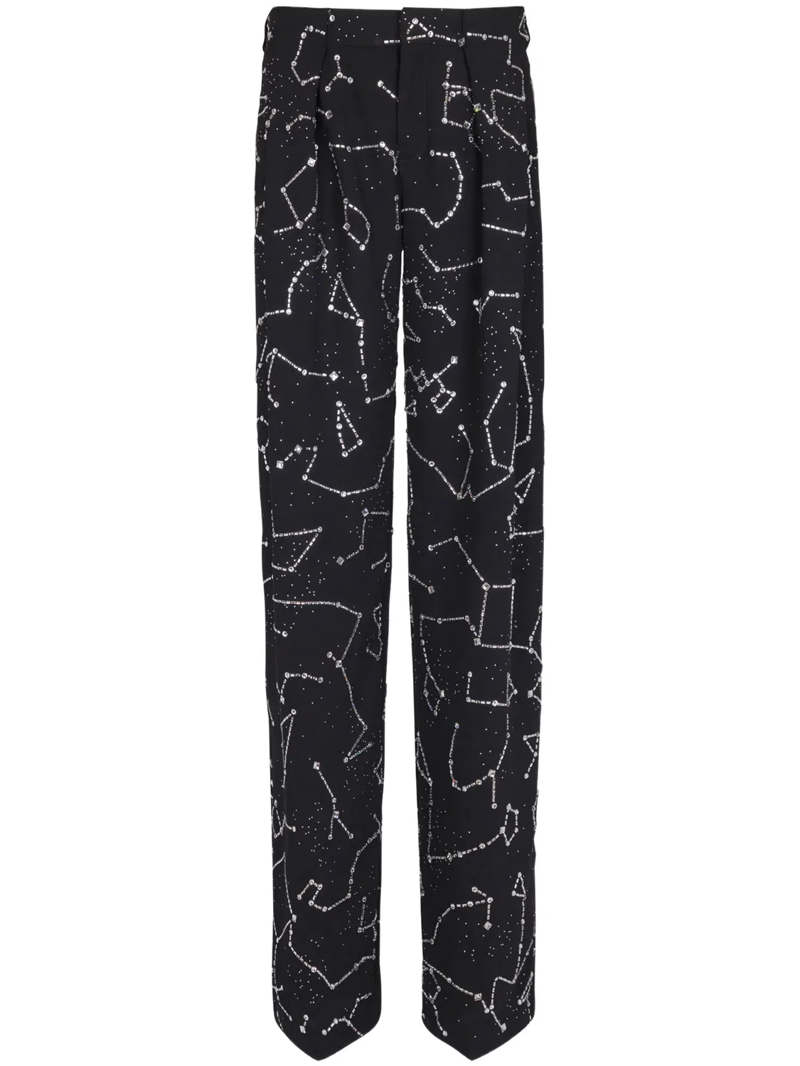 Брюки Constellation черные Balmain, черный