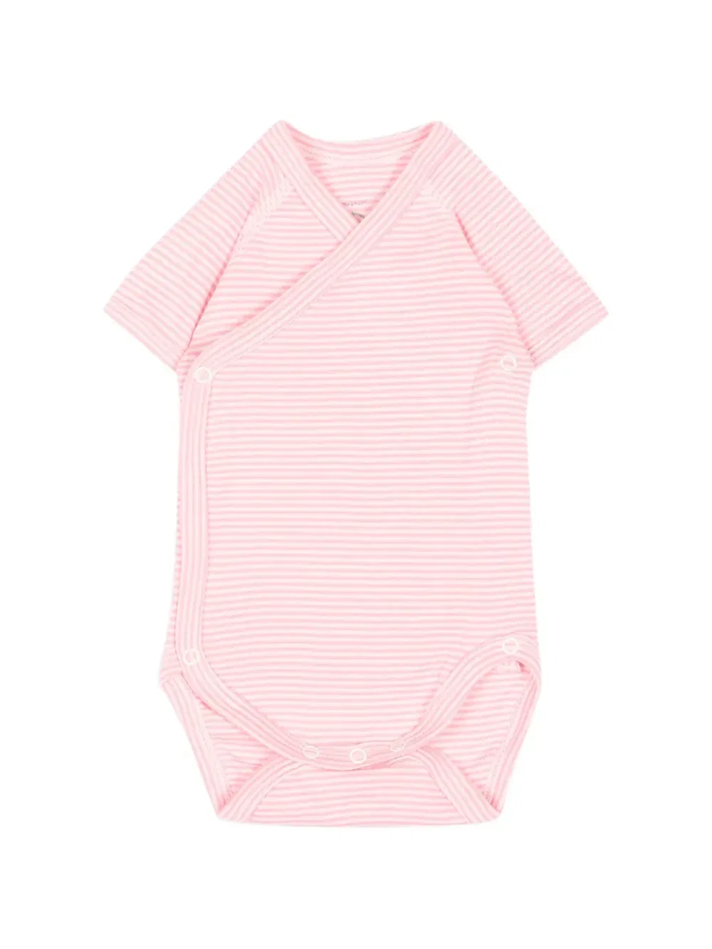 Боди с запахом и цветочным принтом набор из трех штук Petit Bateau, розовый — фото 4