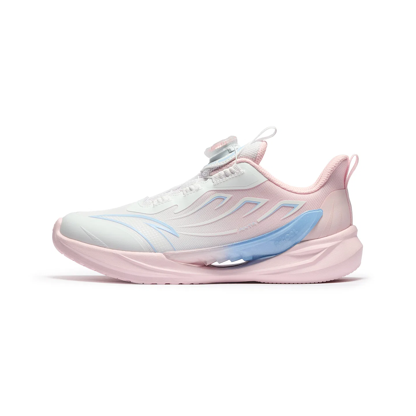 Детские кроссовки для девочек с низким верхом Yufeng 1.0 Antakids, Anta White/Pearl Powder