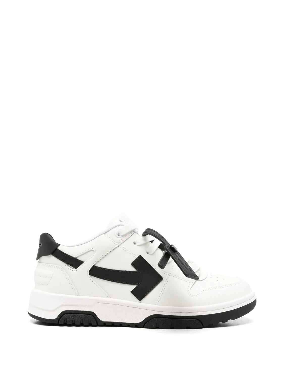 Кроссовки Arrows Zip Tie из белой кожи OFF-WHITE, белый