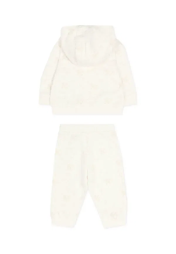 Комплект футболок унисекс с принтом Kenzo Kids, слоновая кость — фото 2