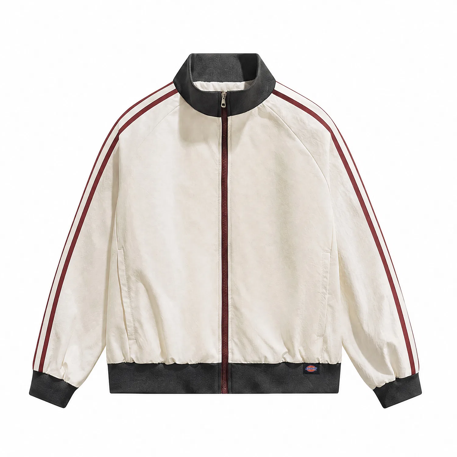 Детская куртка с воротником-стойкой, прямой крой, Dickies, Ecru