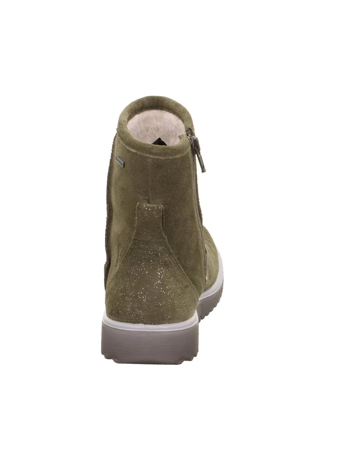 Детские снежные ботинки для девочек с принтом Lora Warm Gefütterte Gore-Tex Superfit, Green — фото 3