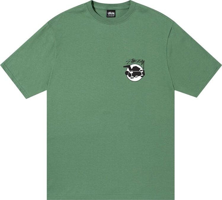 

Футболка Stussy Skateman Tee 'Green', зеленый
