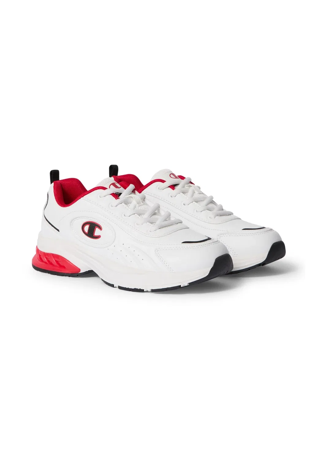 Кроссовки Eagle Run GS Low Cut, вдохновленные бегом, унисекс Champion, White And Red — фото 2