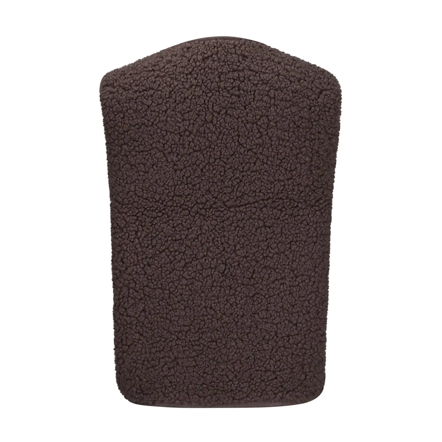 Женский безрукавный жилет с флисом, модель Winter Warm, бренд, A01 Coffee — фото 4