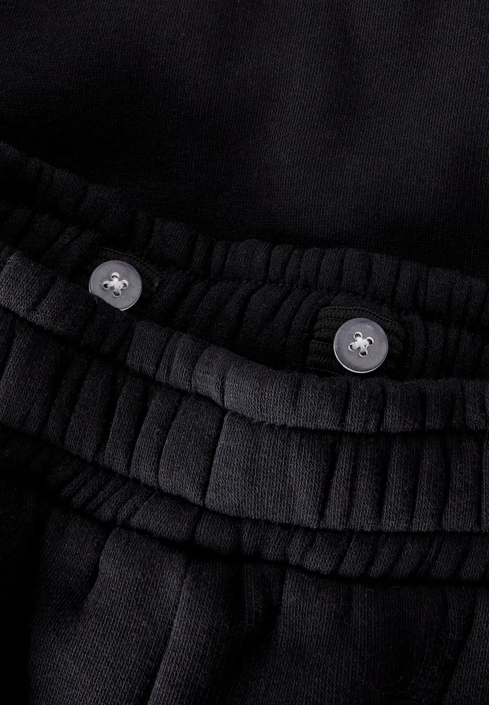 Nkmnasir wide swe pant bru noos - tracksuit bottoms Name It, Black — фото 3