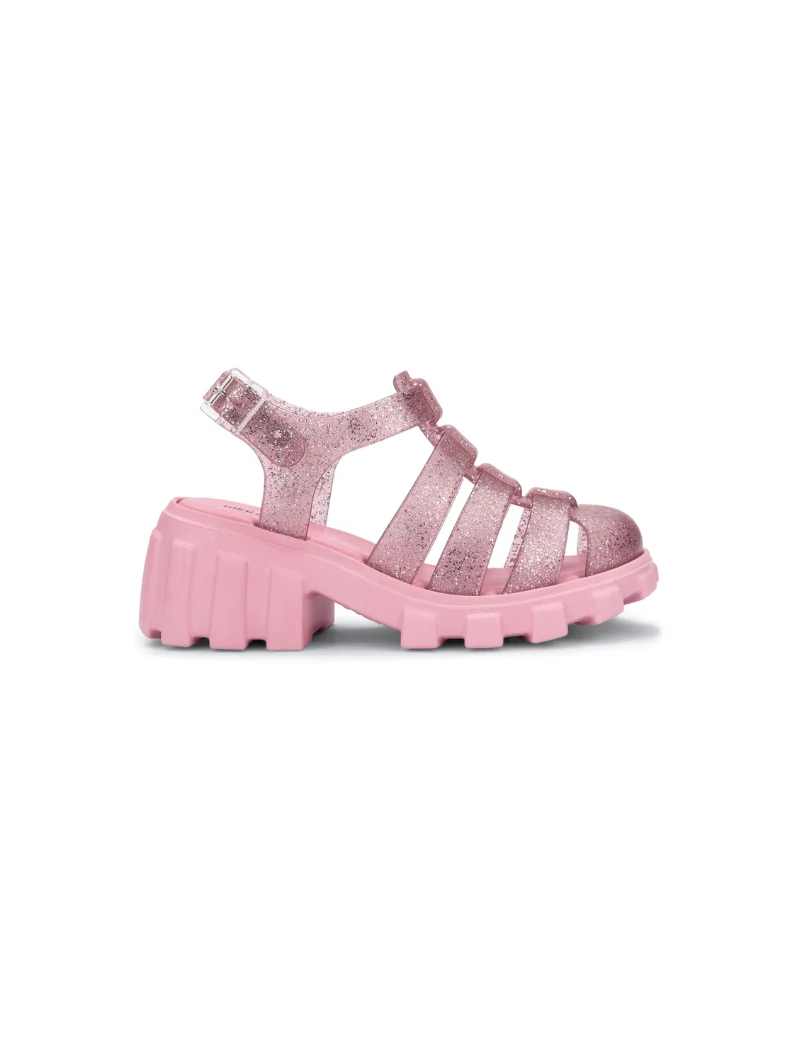 Сандалии с пряжкой из желе Melissa, розовый