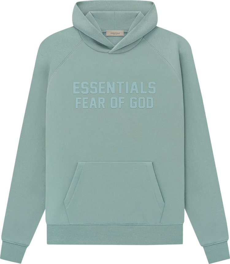 Худи Fear of God Essentials Hoodie 'Sycamore', зеленый — фото 2