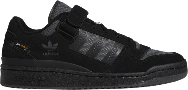 Кроссовки Adidas Forum Low 'Black Grey', черный - фото