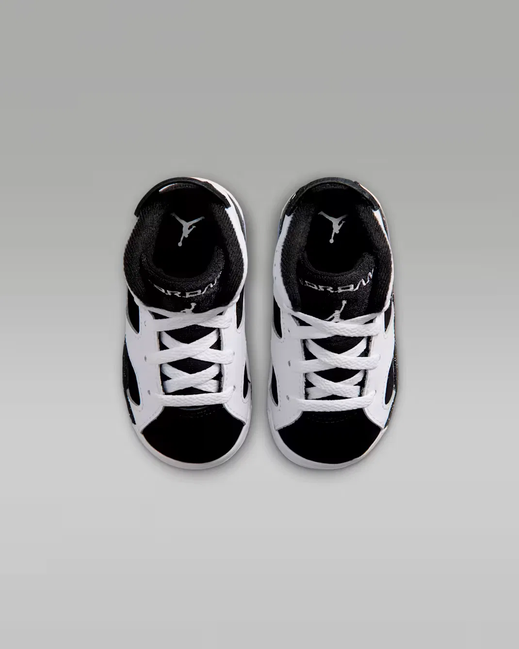Детская/подростковая обувь Jordan 6 Retro "Black and White", White/Black — фото 4