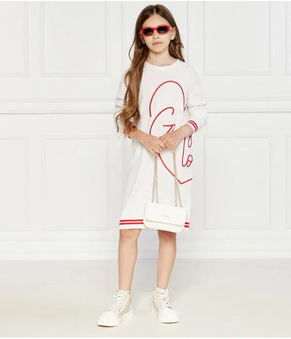 Детские кеды для девочек Michael Kors Kids, бежевый — фото 2