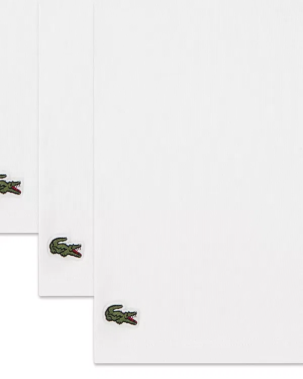 Детский комплект футболок для мальчиков хлопковый Lacoste, Blanc — фото 3