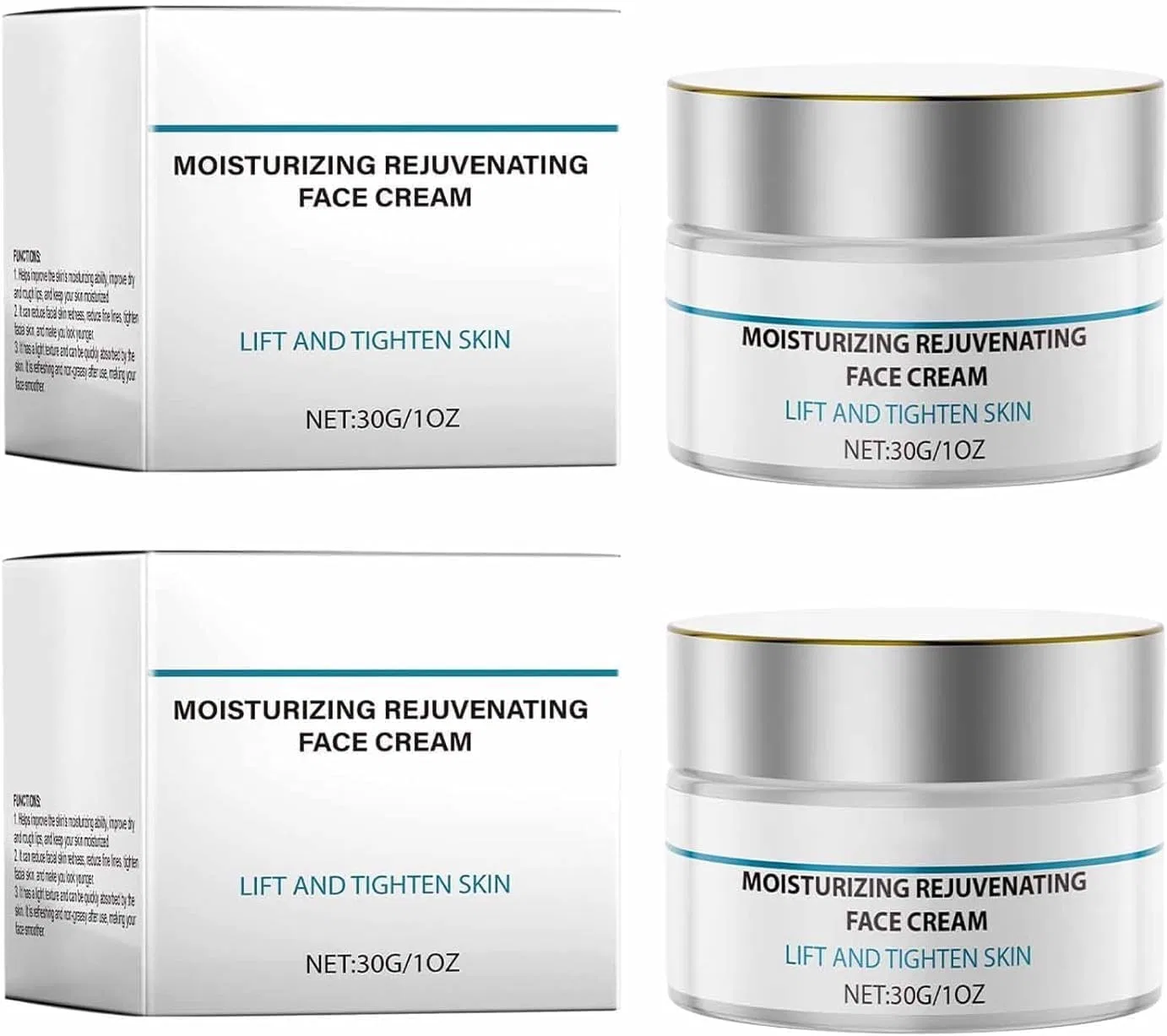 Увлажняющая омолаживающая крем, Anti-Aging, 30 мл, 2Pcs Generic