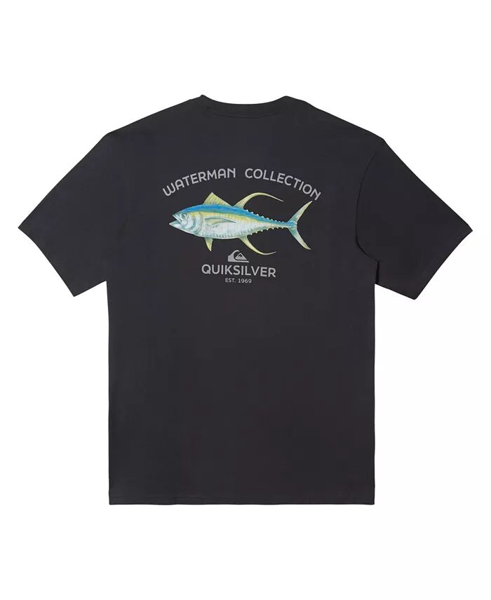 

Мужская футболка Quiksilver Fresh Fish с коротким рукавом Quiksilver Waterman, серый