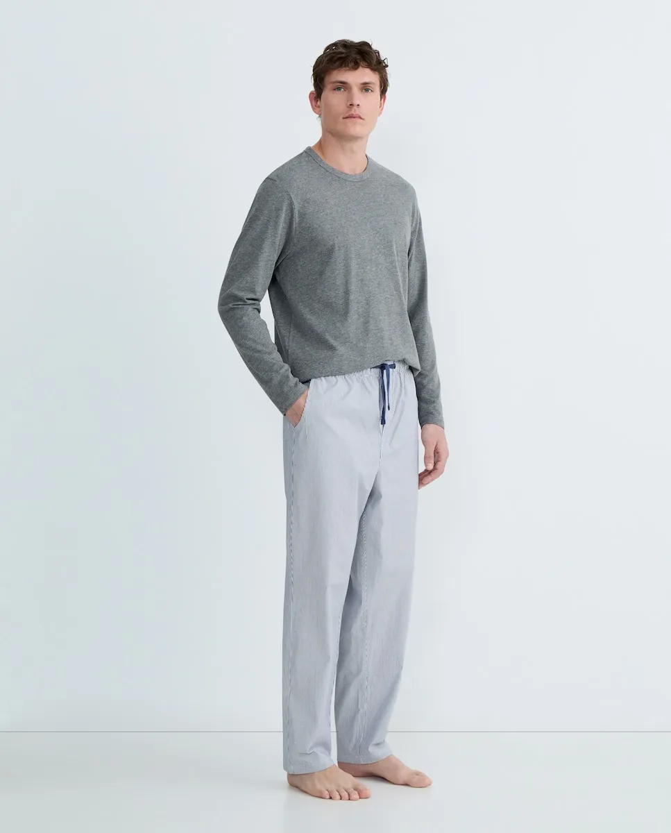 

Мужские длинные пижамные штаны Dustin, светло-голубой