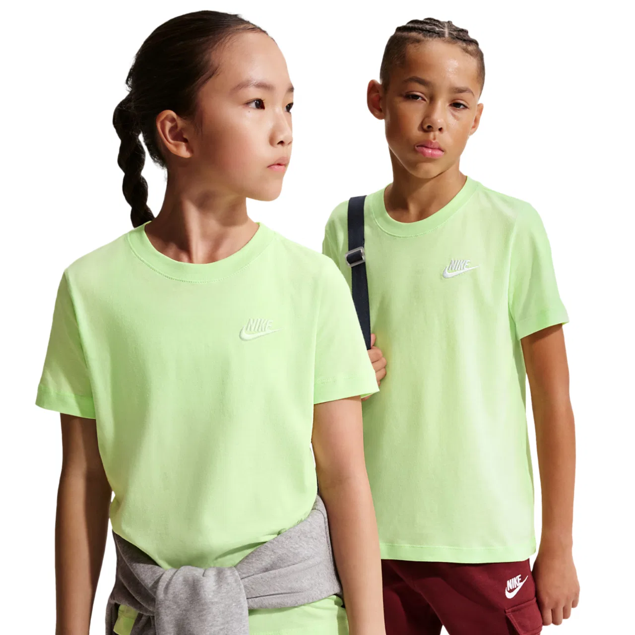 Футболка для мальчиков NSW EMB Futura Nike, цвет Light Liquid Lime/White