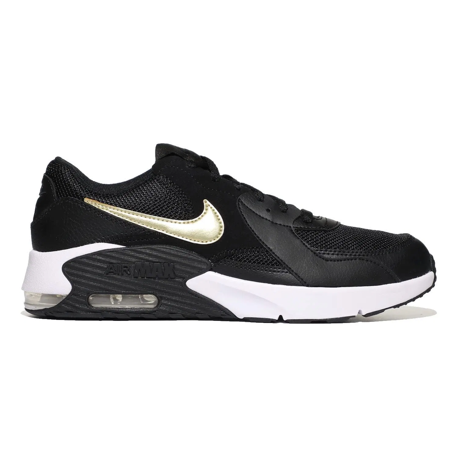Детские кроссовки для мальчиков с амортизацией Air Max Excee NIKE, Black — фото 2