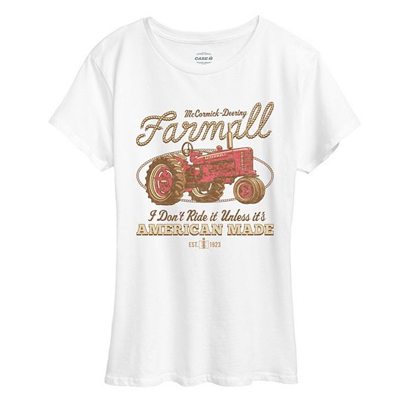 

Футболка Women's Case IH American Made Licensed Character, White, Белый, Футболка Women's Case IH American Made Licensed Character, White