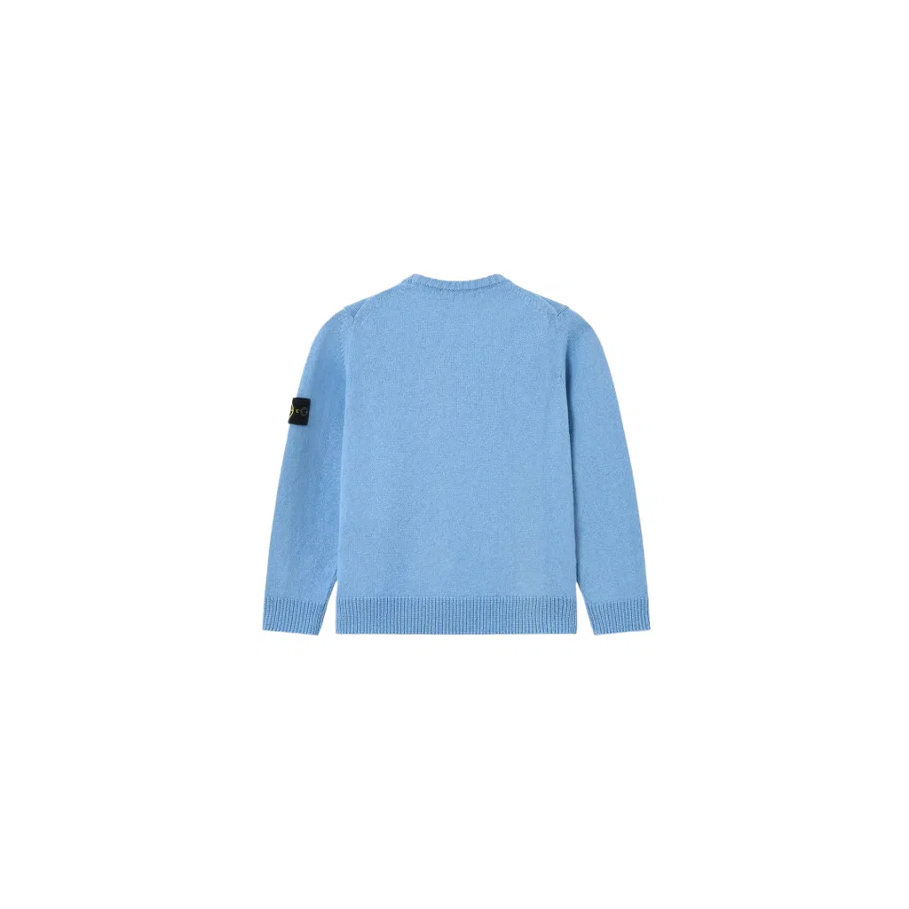 Детский свитшот с круглым вырезом Blue STONE ISLAND — фото 3