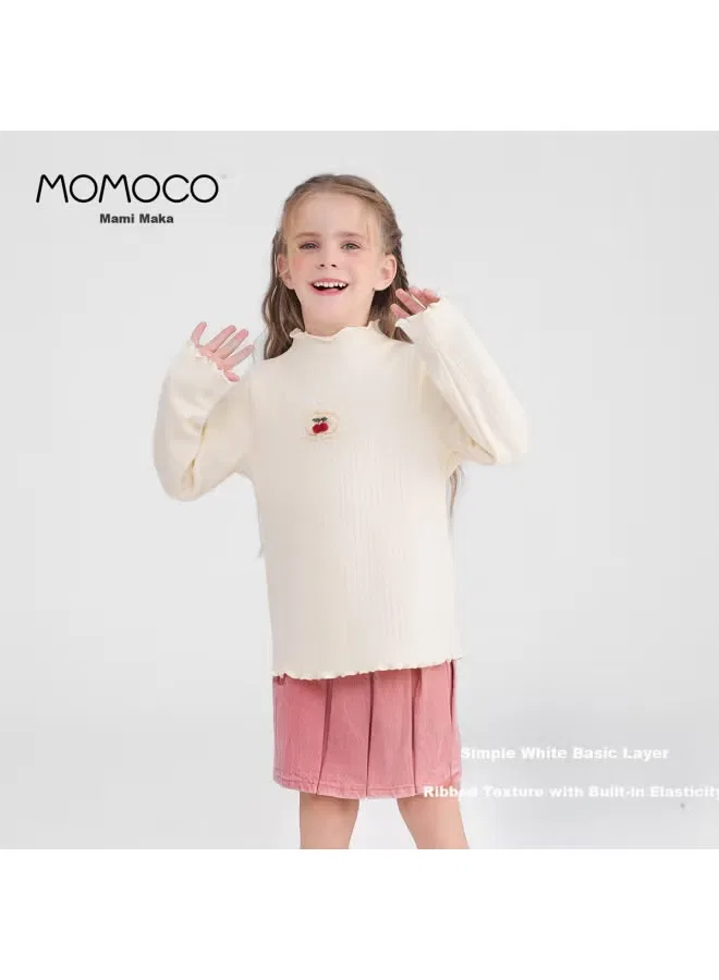 Лонгслив базовый с длинным рукавом Momoco, белый