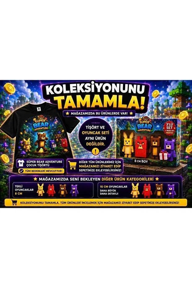 Детская футболка с принтом Super Bear Adventure Voltrex Design, Black — фото 4