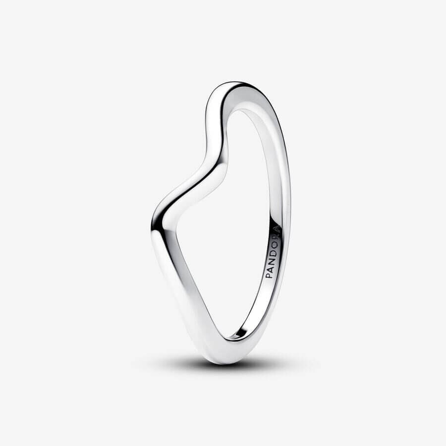 

Кольцо Pandora Timeless Polished Wave, серебро