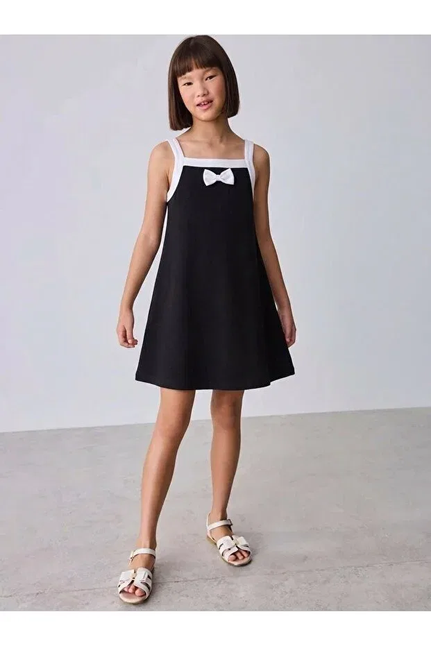 Детское платье для девочек хлопковое Tinymuyt, Black