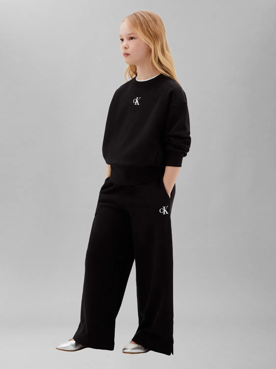 Джоггеры широкие Calvin Klein Jeans, черные — фото 3