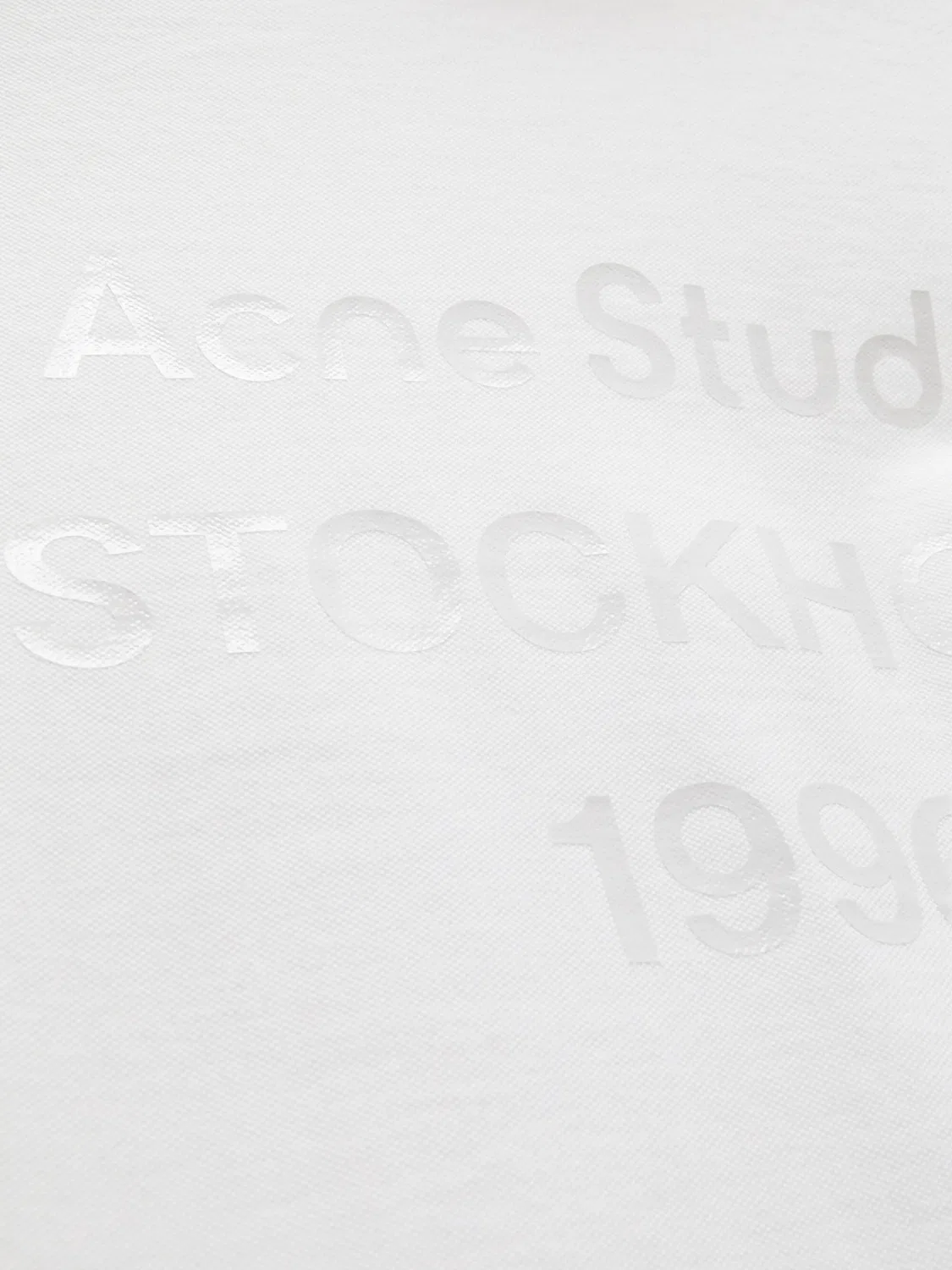 Рубашка-поло с длинными рукавами, белая Acne Studios, белый — фото 2