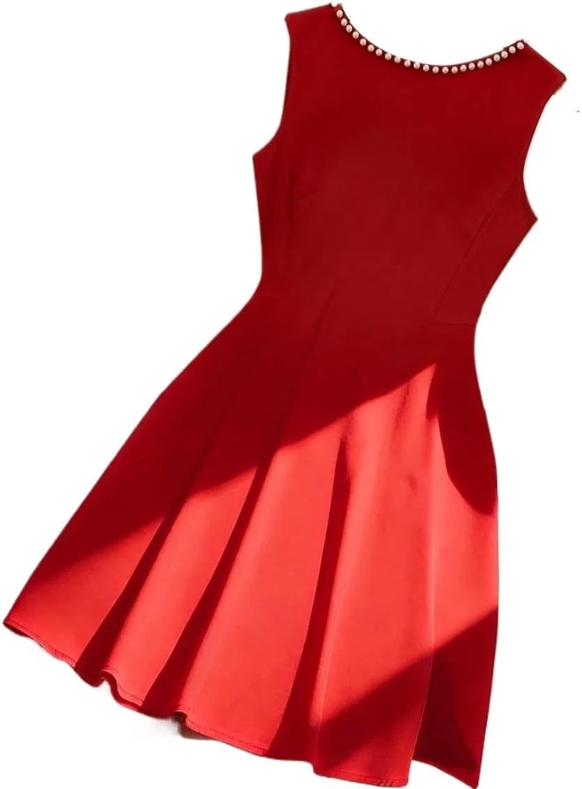 Женское летнее платье без спины Bodycon, Red