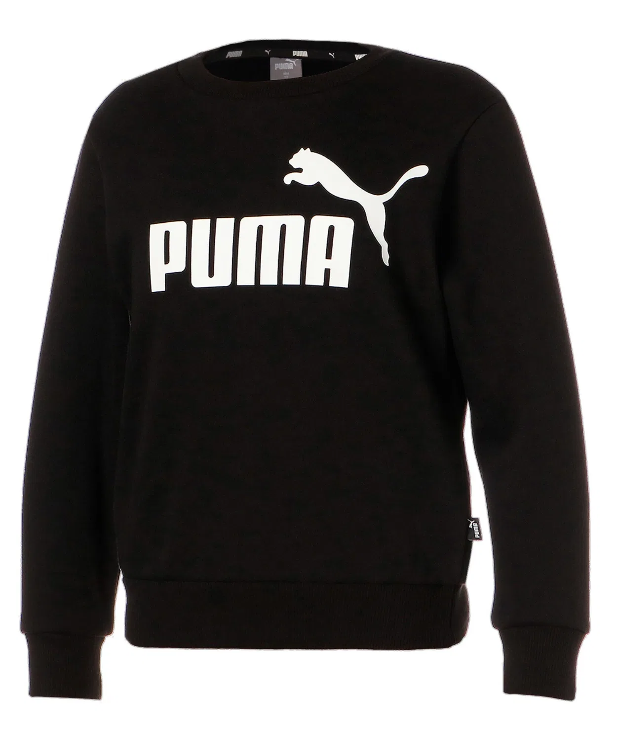 Детское худи для мальчиков с длинным рукавомESS Big Logo PUMA, Black