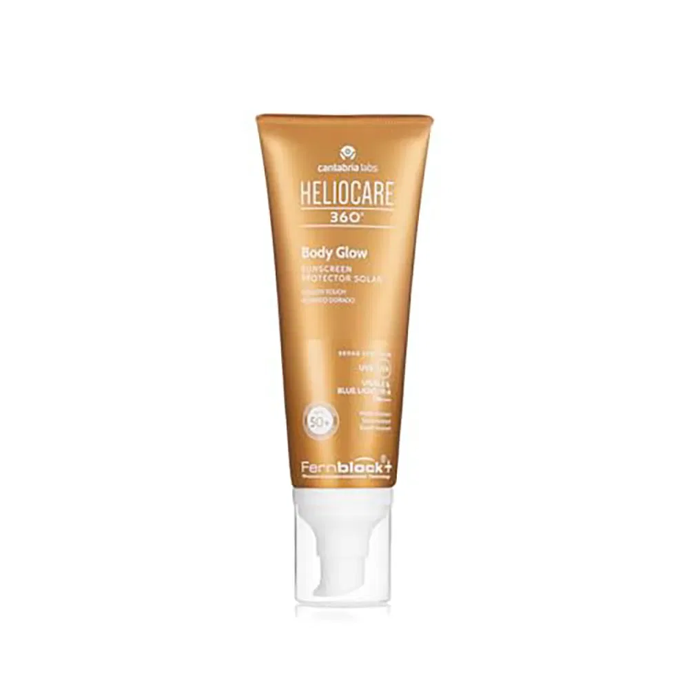 Солнцезащитный крем Heliocare 360º Body Glow SPF50+ Heliocare, прозрачный