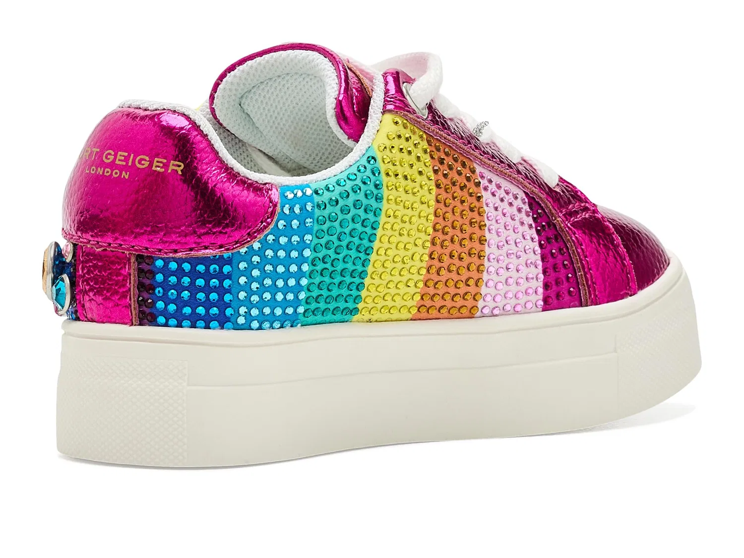 Кроссовки Mini Laney Tutti Frutti (для малышей) Kurt Geiger London Kids, Fuchsia Multi — фото 4