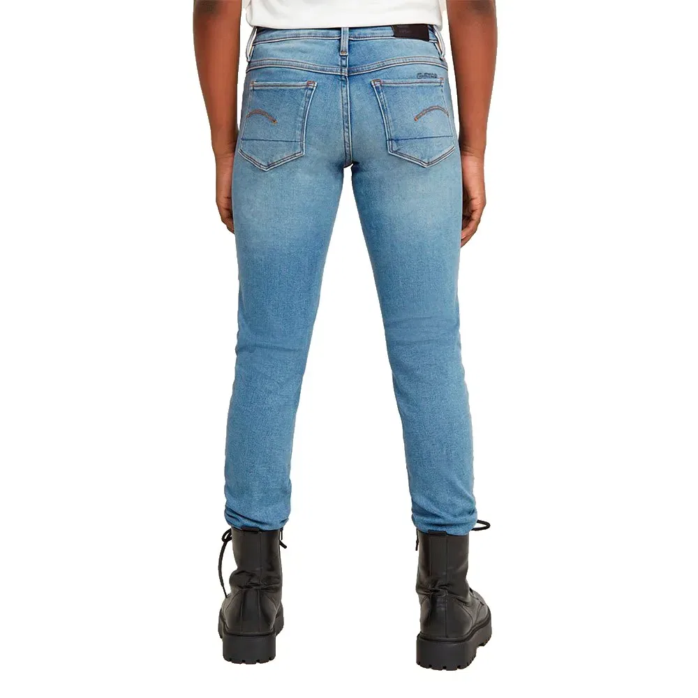 Джинсы Skinny Fit 3301 G-Star, синий — фото 2