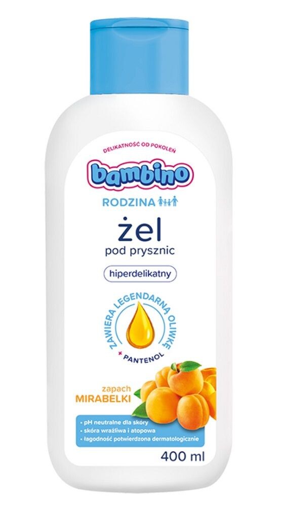 

Bambino Rodzina Hiperdelikatny Mirabelka гель для душа, 400 ml