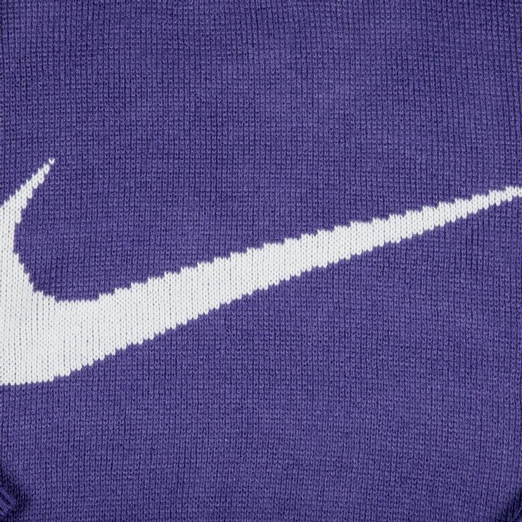 Свитер Supreme x Nike Swoosh Sweater 'Purple', фиолетовый — фото 3