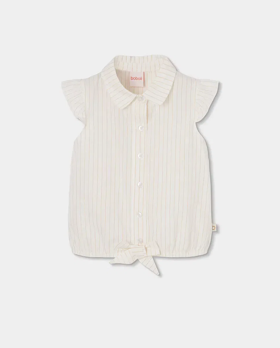 Детская блуза для девочек с длинным рукавом Boboli, Beige