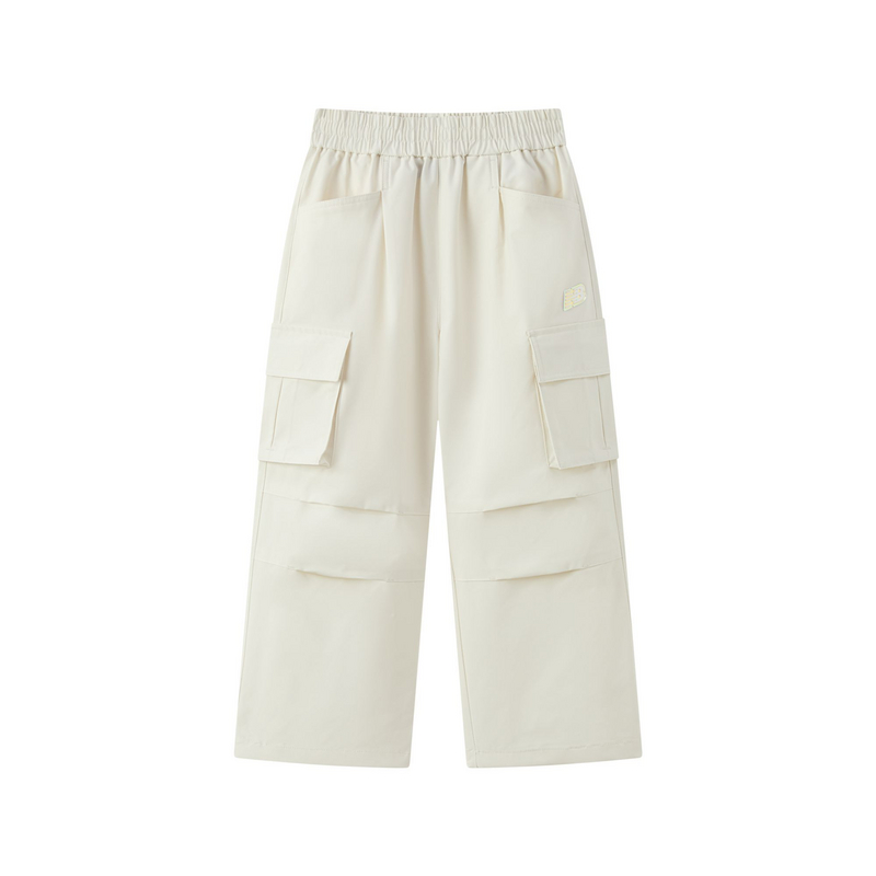 

New Balance Детские вязаные спортивные штаны для детей 3-7 лет ivory white