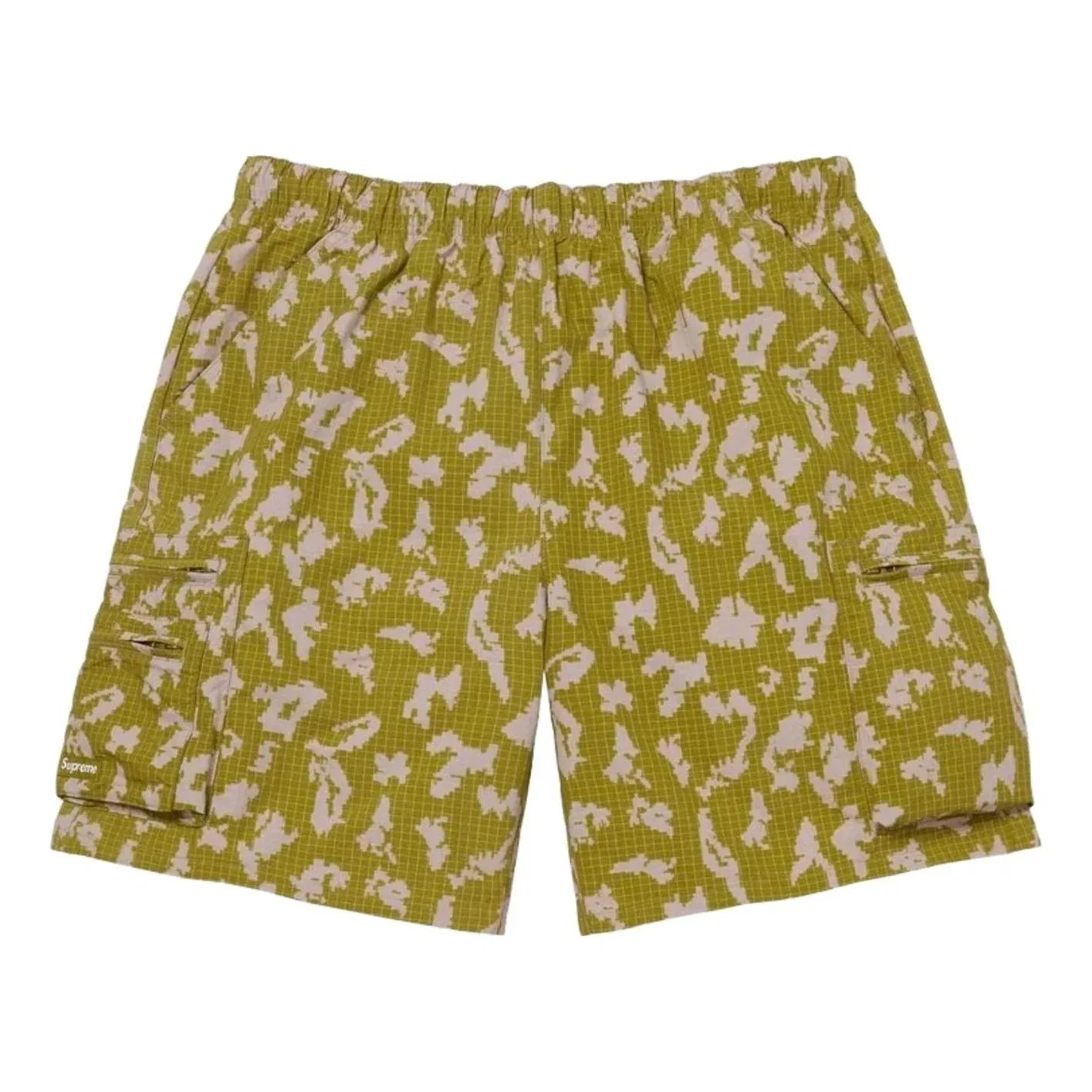 Шорты Supreme SS26 RipsT-Shirt Cargo Water Short 'Olive Camo' SUP-SS26-269-YLW, желтый
