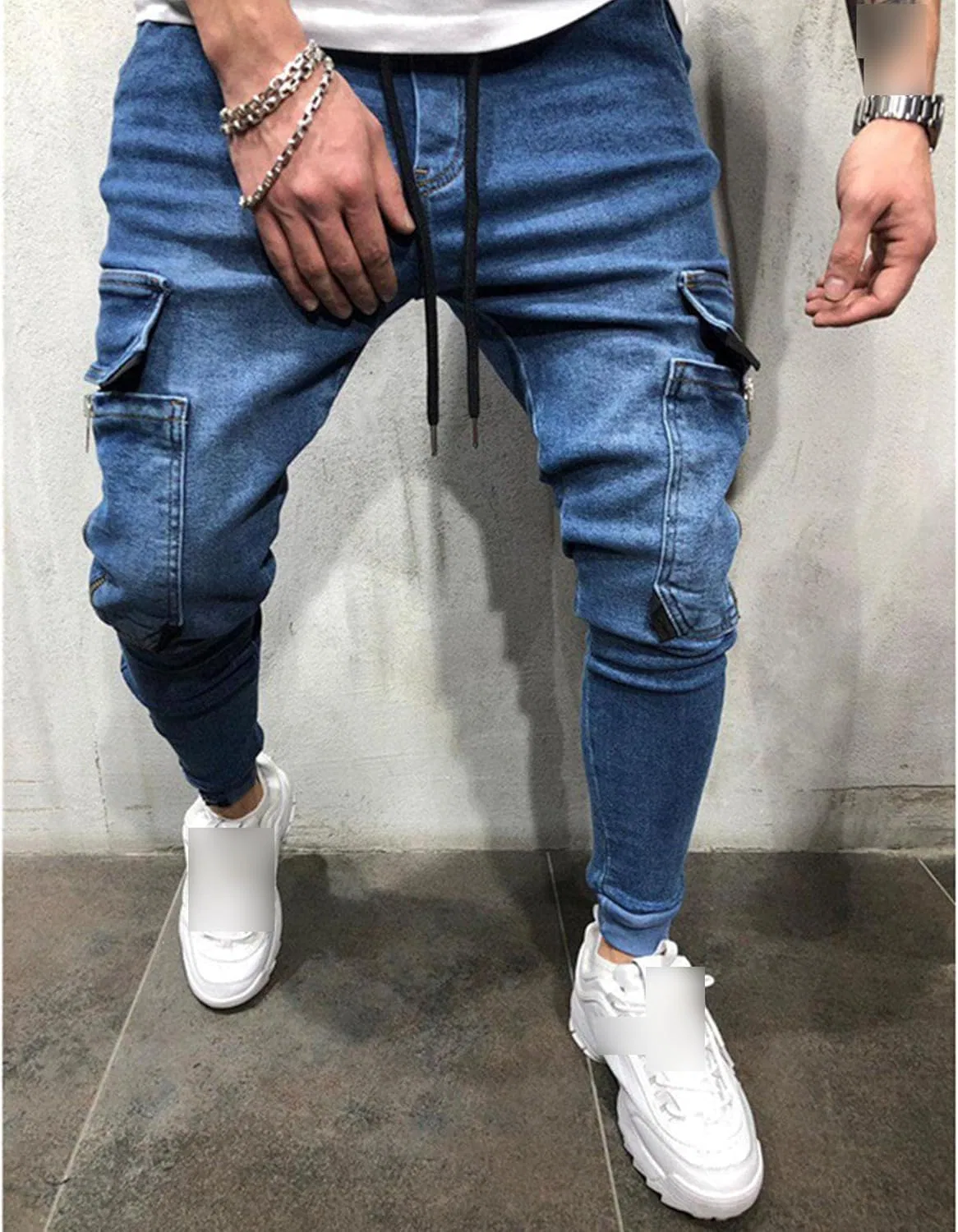 Джинсы зауженные Slim Fit, Blue — фото 2