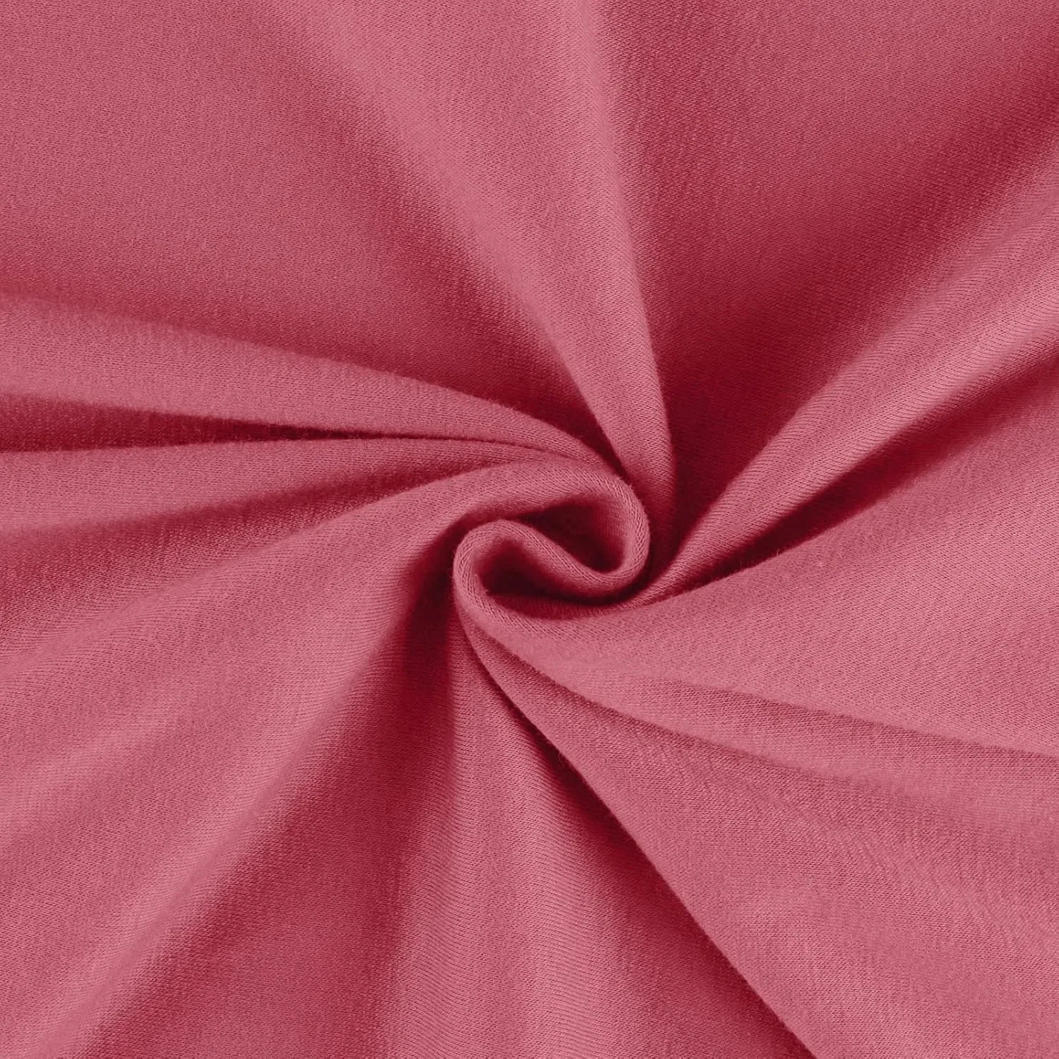 Женская футболка с круглым вырезом свободного кроя, Lila Pink — фото 4