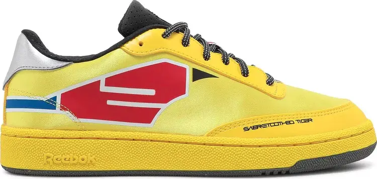 

Кроссовки power rangers x club c 'saber-toothed tiger zord' Reebok, желтый, Желтый;серый, Кроссовки power rangers x club c 'saber-toothed tiger zord' Reebok, желтый