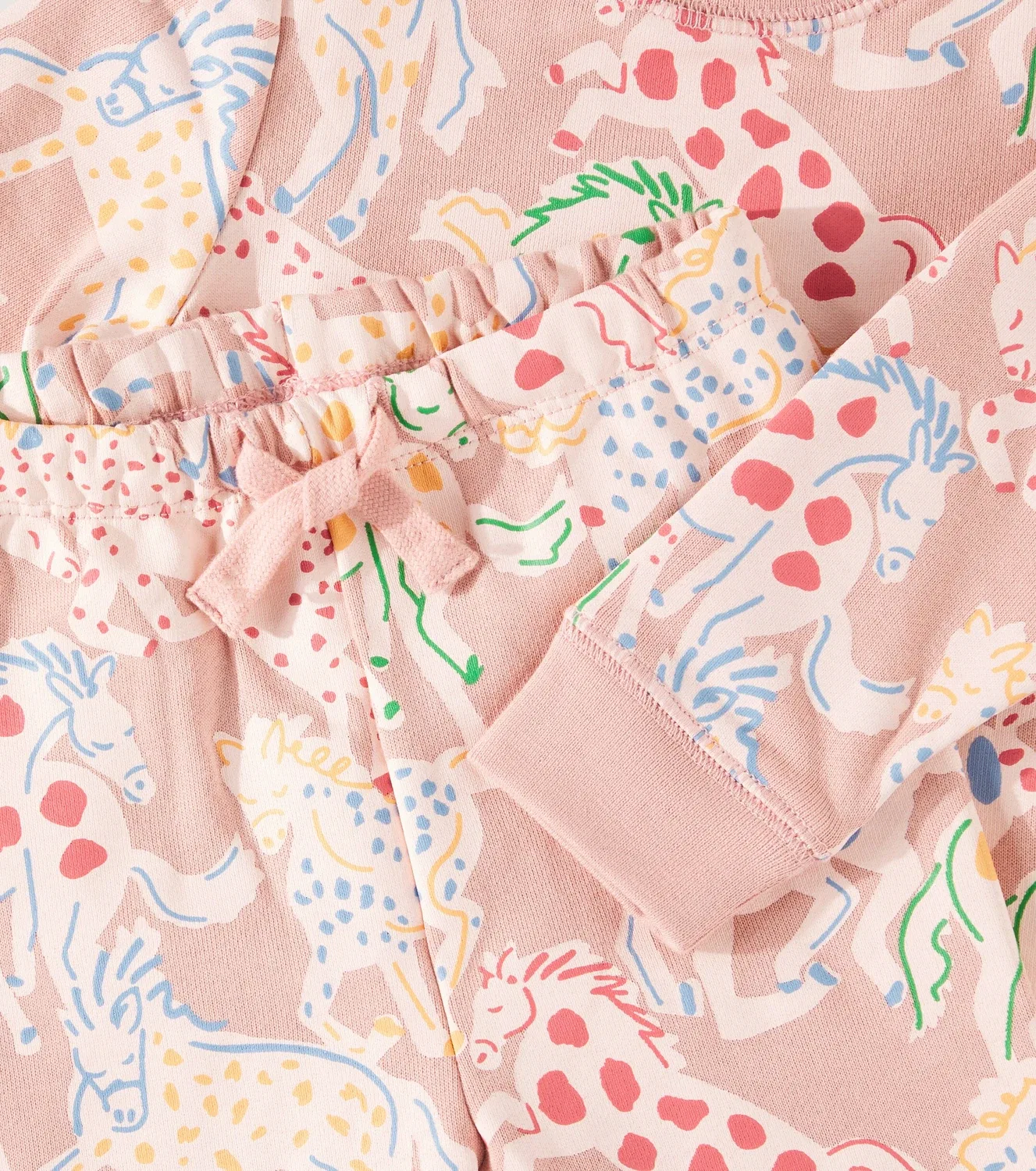 Детский спортивный костюм с принтом Stella Mccartney Kids, розовый — фото 3
