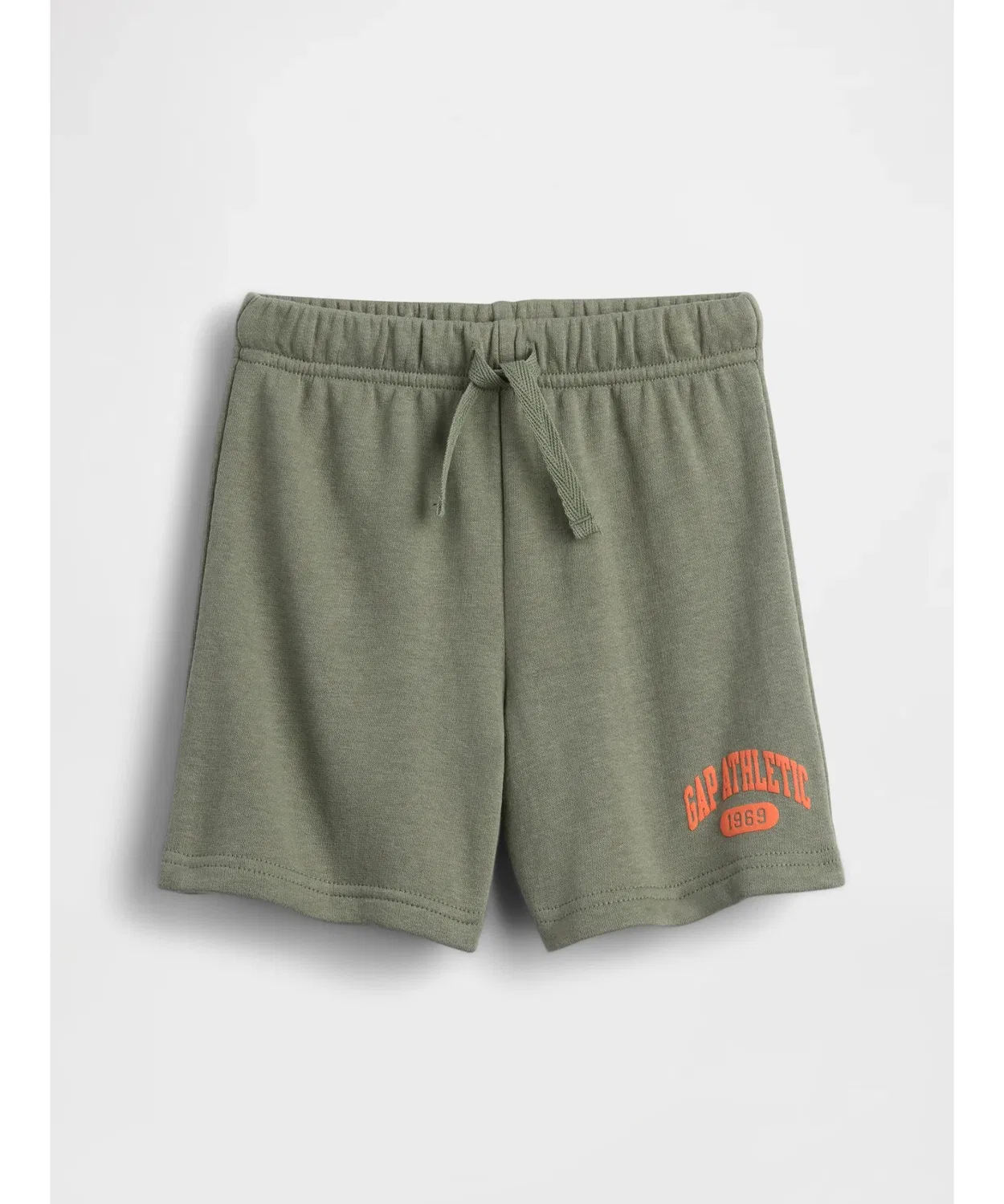 Детские шорты из французского трикотажа с принтом Relaxed Fit Pull-On GAP, Green