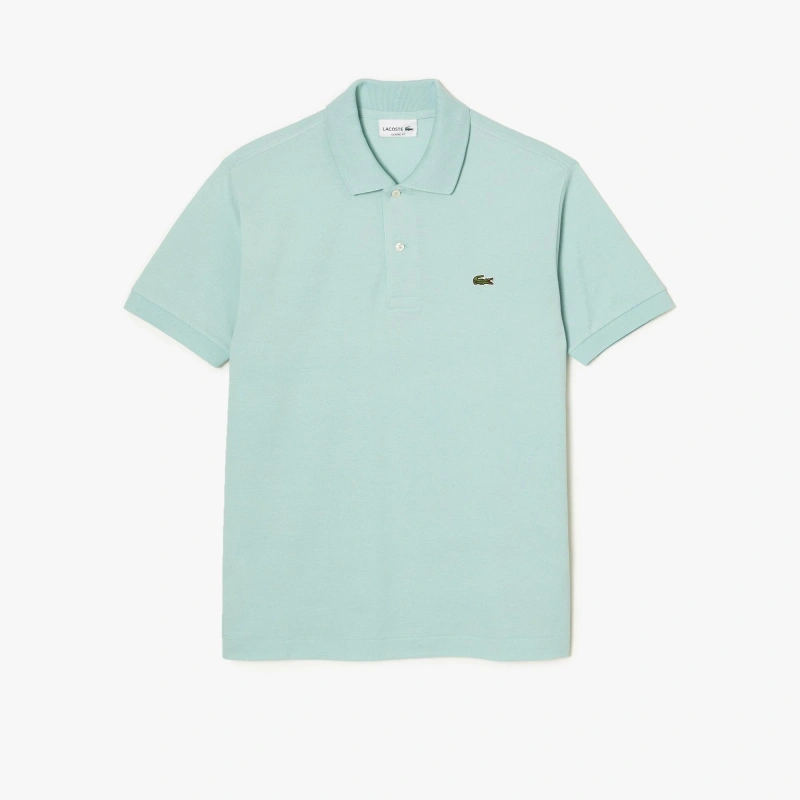 Поло Lacoste Logo-Patched Short-Sleeve, мятно-зеленый