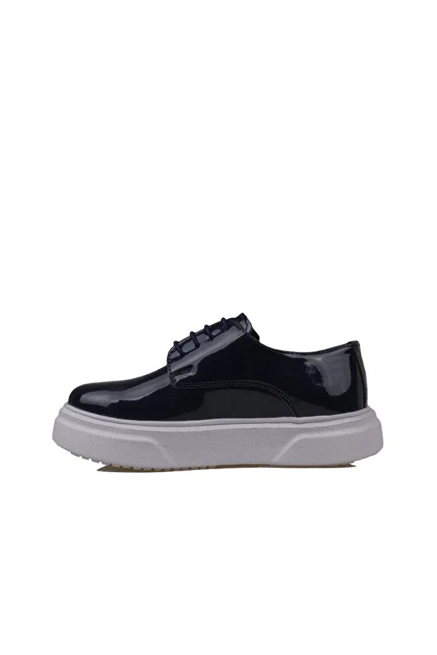 Детские туфли для мальчиков на шнуровке Trend Adımlar, Navy Blue — фото 4