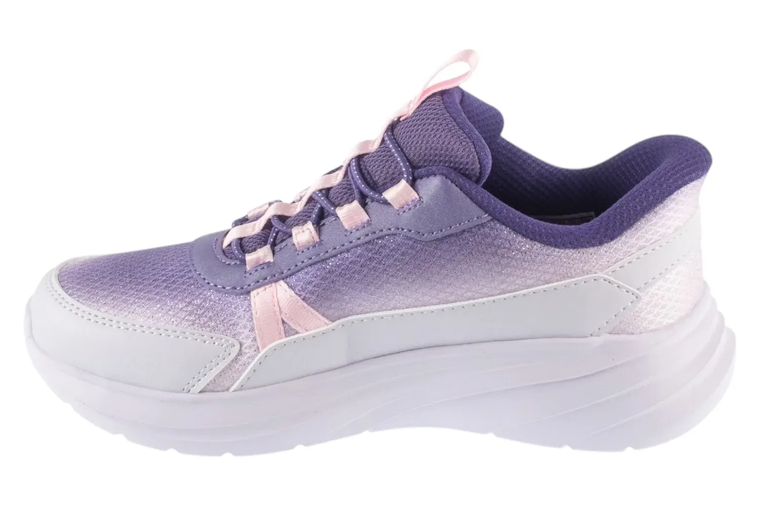 Кроссовки низкие Skechers Slip-ins Wave 92-Sparkle Sprint, фиолетовый — фото 2
